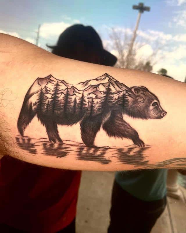 Significados del tatuaje del oso Fuerza