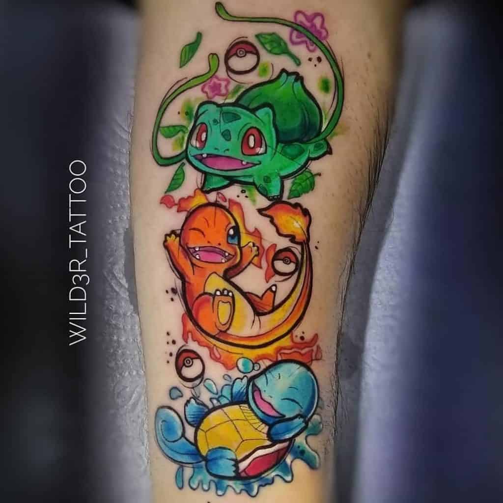 Tatuaje de Pokémon 