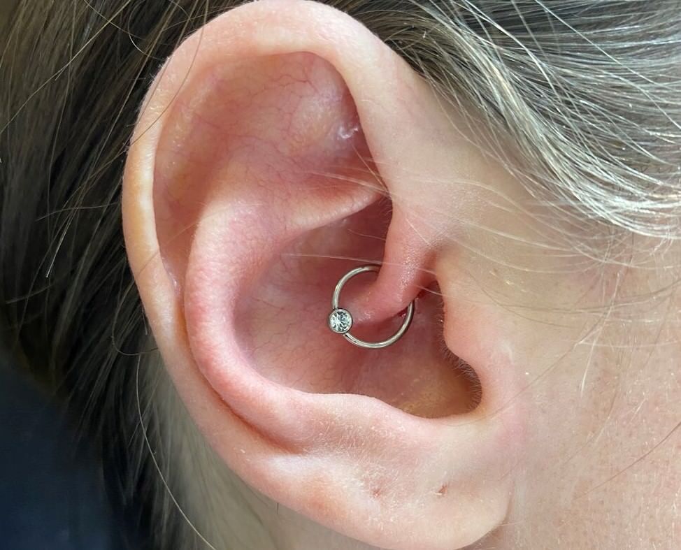 Piercings Daith curacion limpieza y cuidado posterior