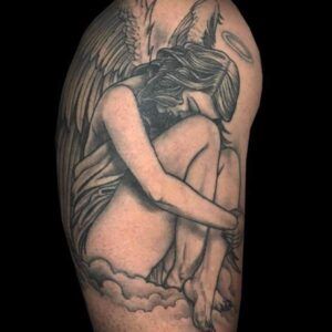 125 tatuajes de ángeles alucinantes y su significado
