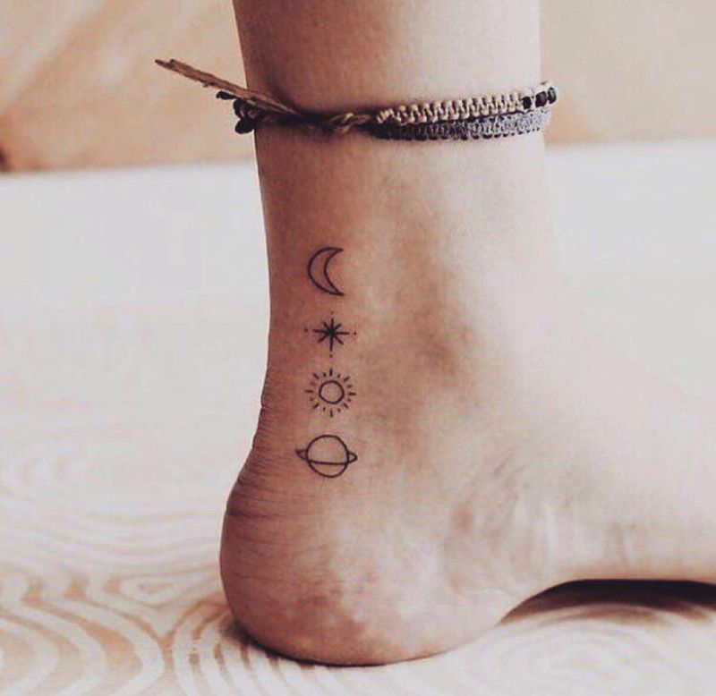 ankle tattoo 2