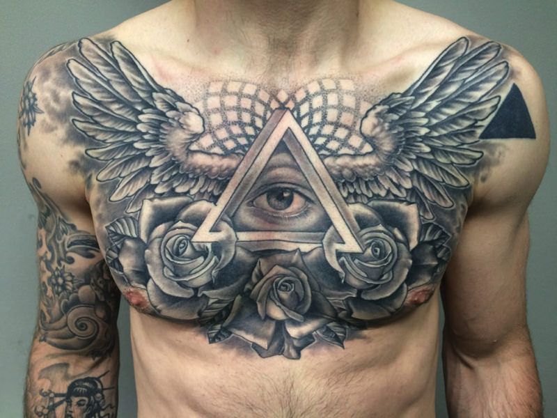 chest tattoo 1