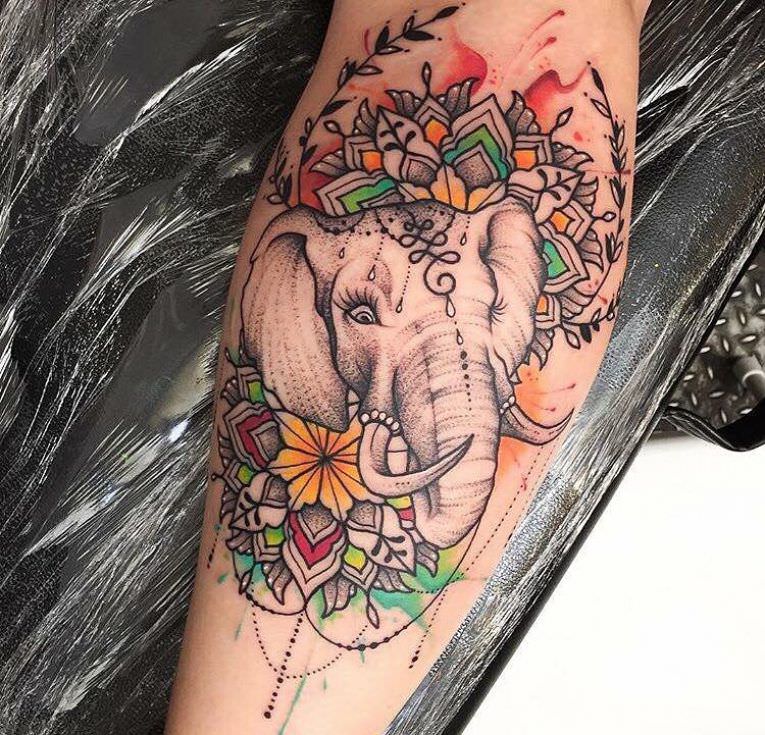 elephant tattoo