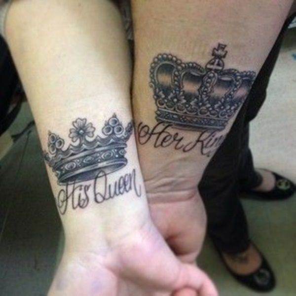 king and queen tattoo