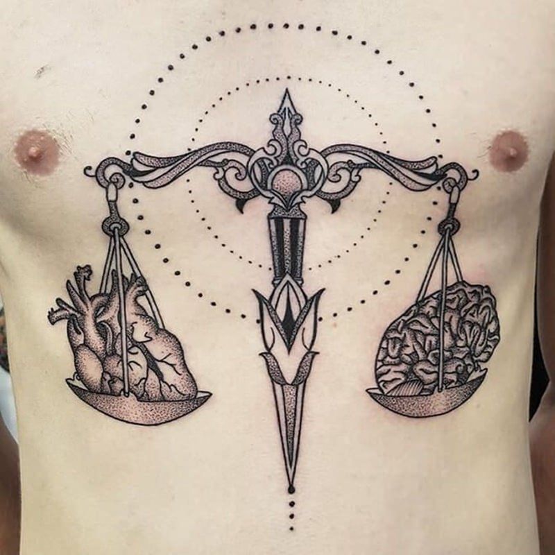 libra tattoo 85