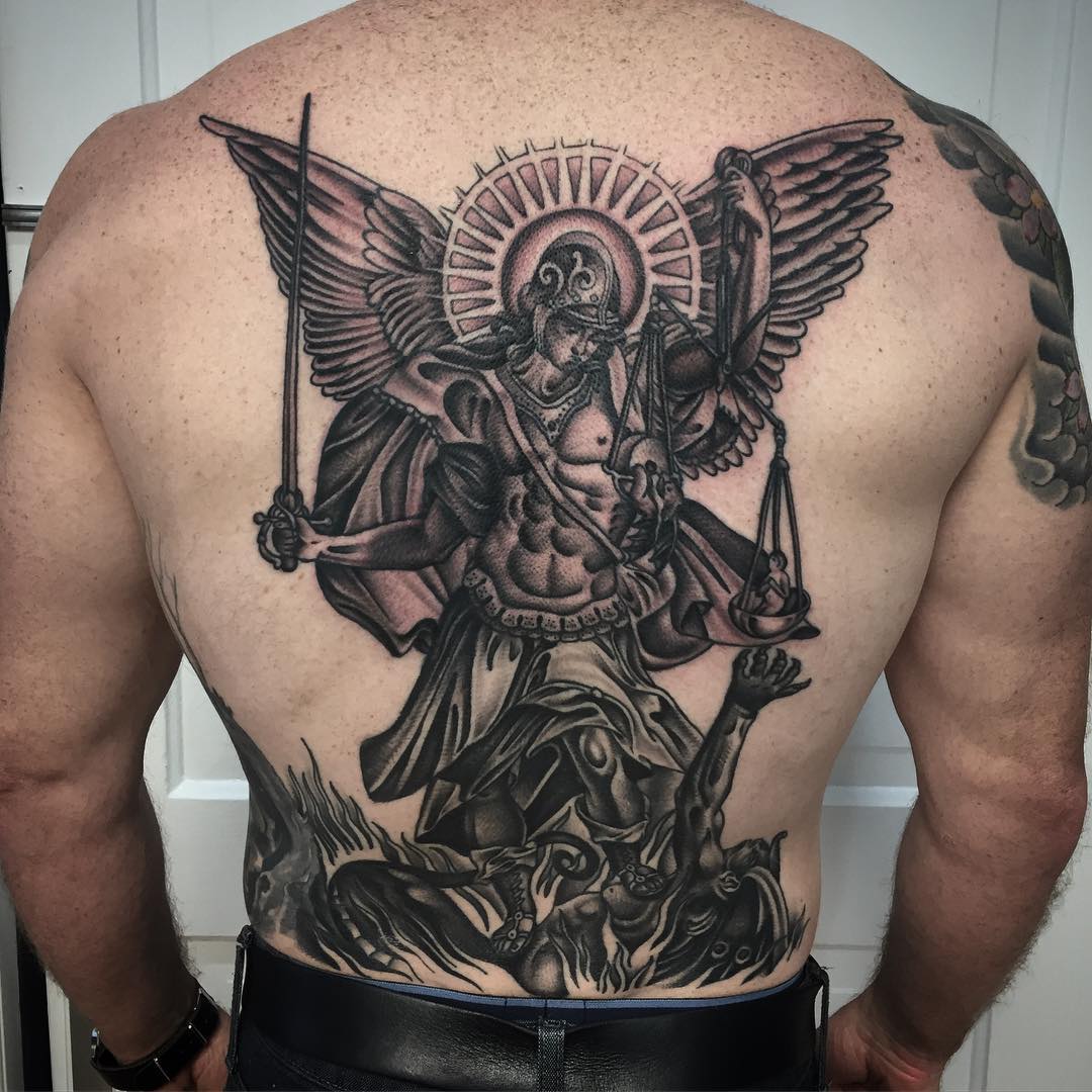 saint michael tattoo 51