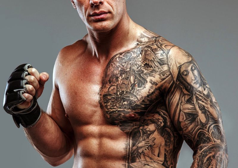 tattoo muscle gain 1