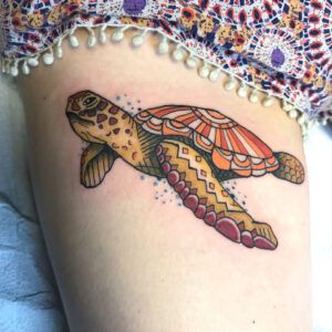 85 tatuajes de tortugas alucinantes y su significado