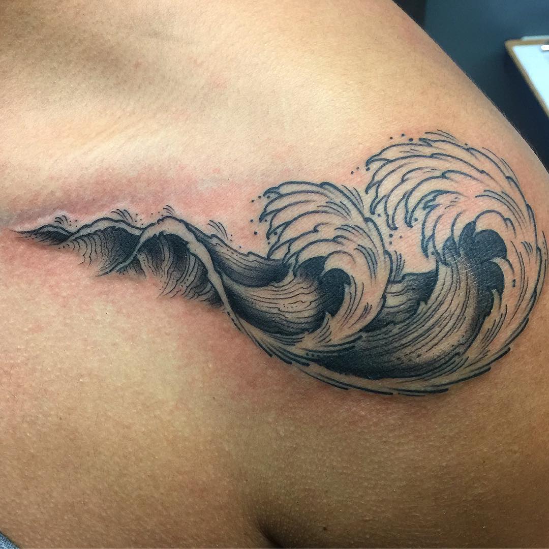 wave tattoo 72